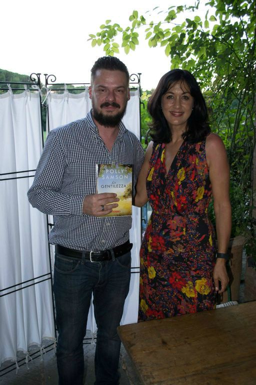 Polly Samson con Stefano Girolami